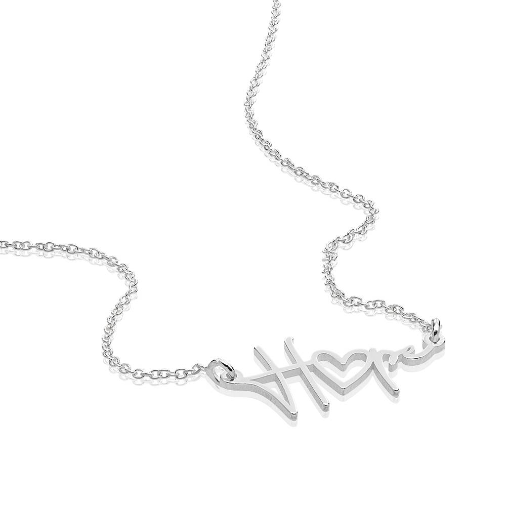 Hope Name Necklace in Sterling Silver-1 product photo