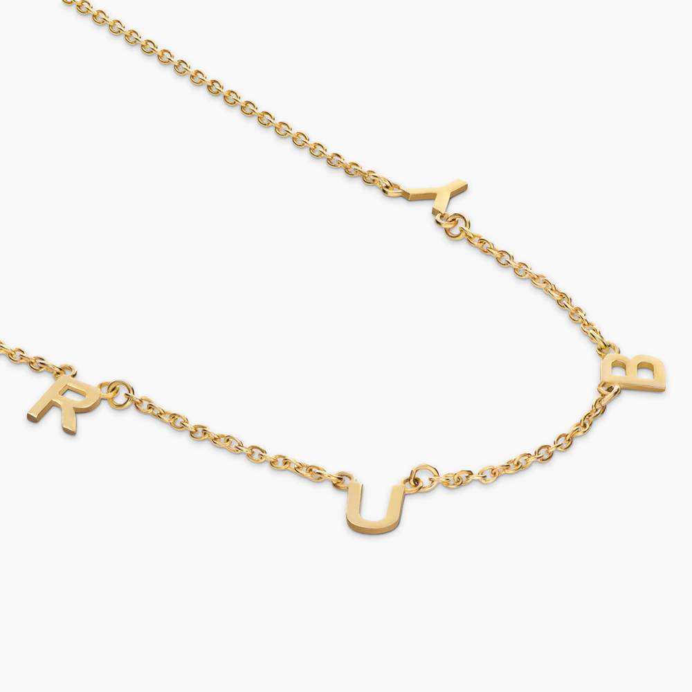Mia Halskette mit Initialen - 585er Gelbgold-4 Produktfoto