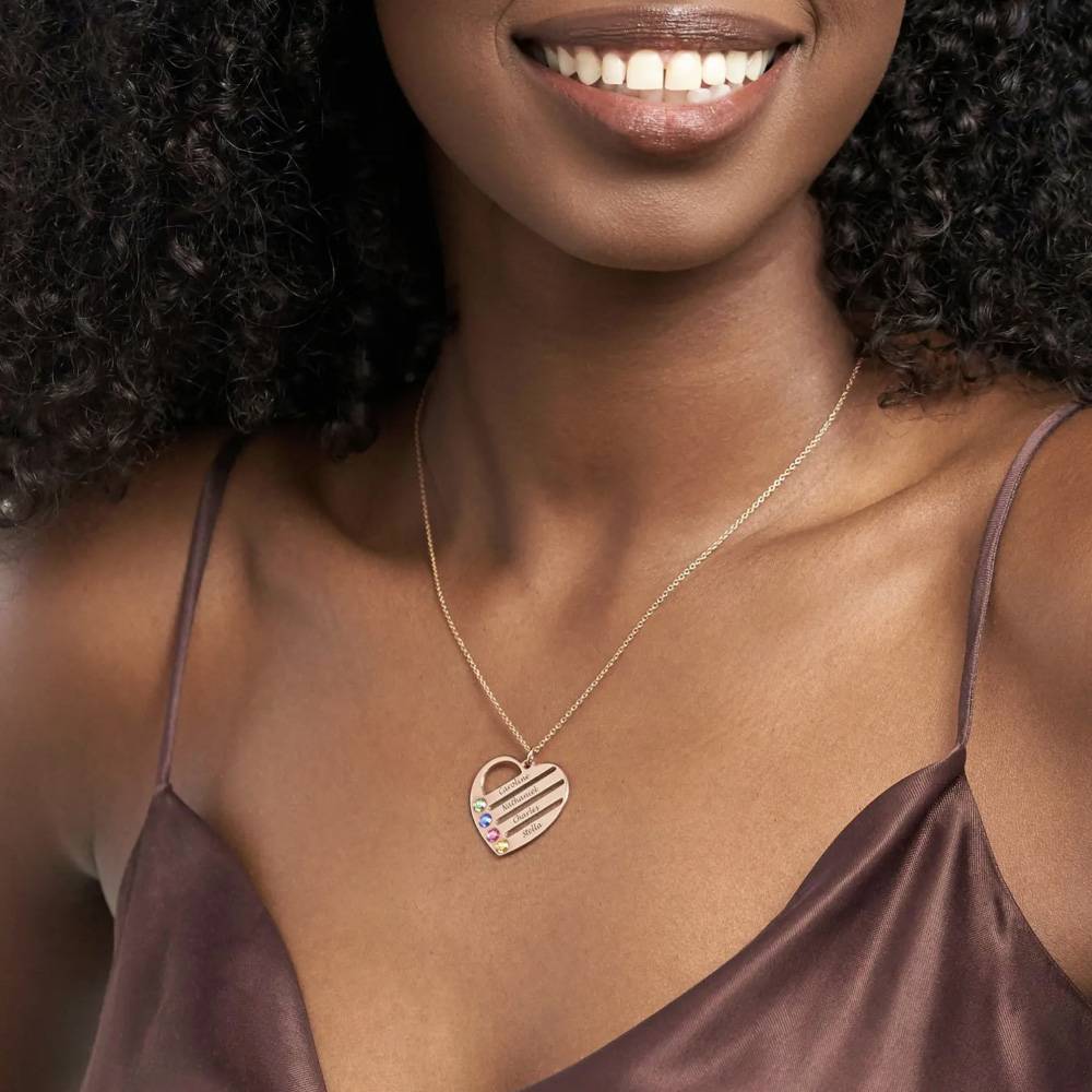 Last Minute Pack "Terry Birthstone Heart Necklace in Rose Gold Plating"-2 Last Minute Pack "Terry Birthstone Heart Necklace in Rose Gold Plating"-2 product photo