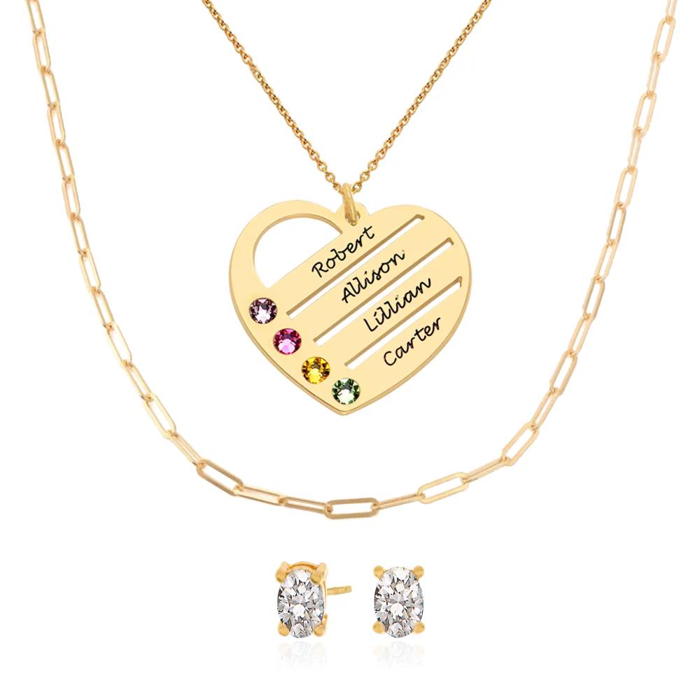 Last Minute Pack "Terry Birthstone Heart Necklace in Gold Vermeil"-3 Last Minute Pack "Terry Birthstone Heart Necklace in Gold Vermeil"-3 product photo