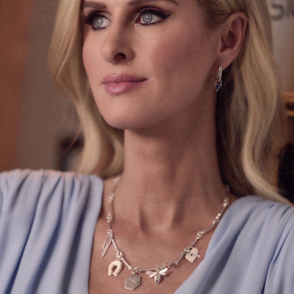 Luckiest Charms Necklace in Silver Finish-3 product photo