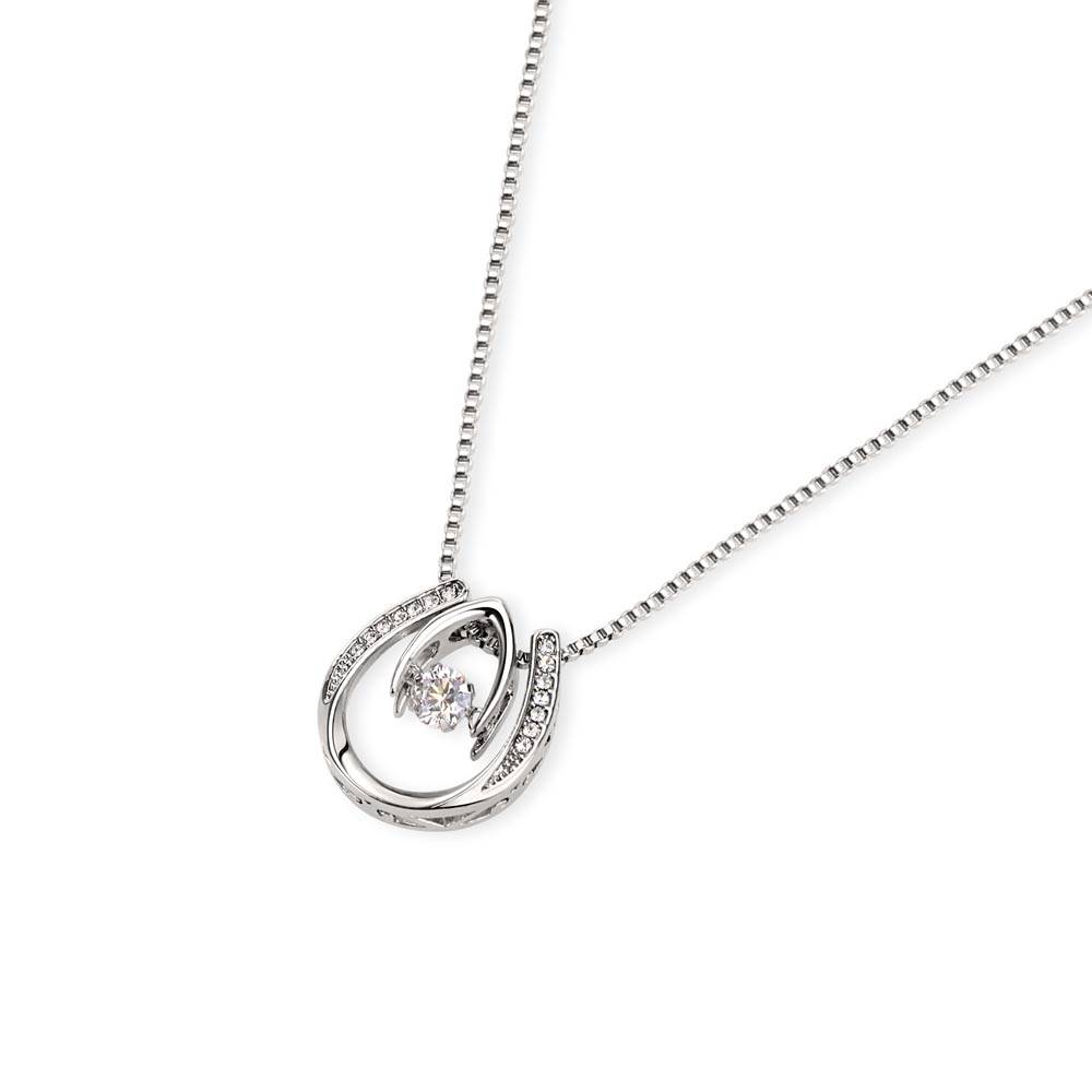 Lucky In Love Necklace in Stainless Steel-3 product photo