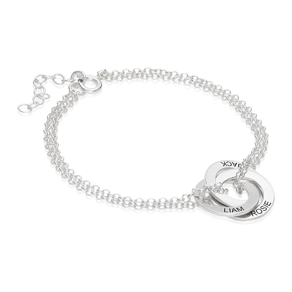 Lucy Russian Ring Bracelet in Sterling Silver-4 product photo
