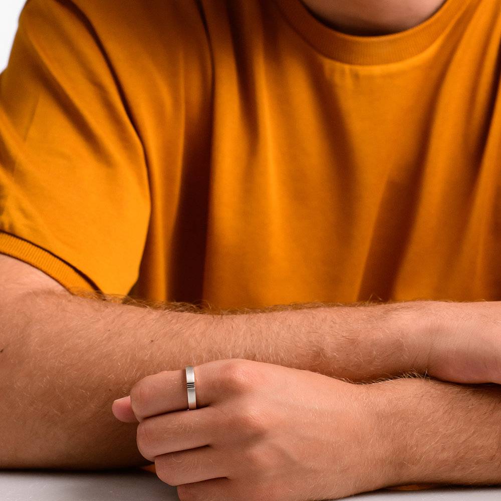 Passende Initialen Ring-Set für Pärchen - 925er Sterlingsilber-5 Passende Initialen Ring-Set für Pärchen - 925er Sterlingsilber-5 Produktfoto