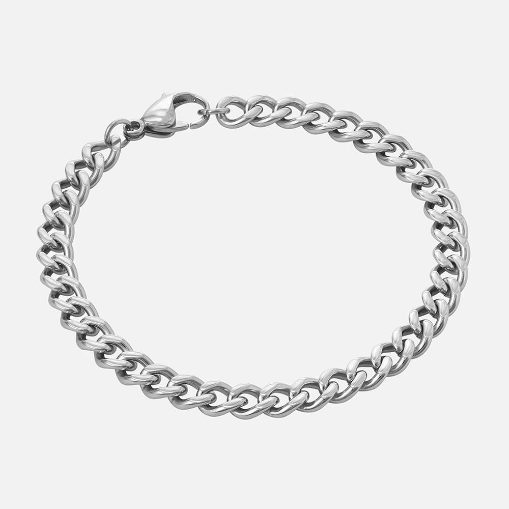 Kubanisches Gliederarmband für Männer - Edelstahl-3 Produktfoto