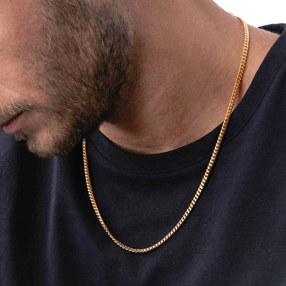 Miami Cuban Link Chain in 18ct Gold Plating-1 product photo