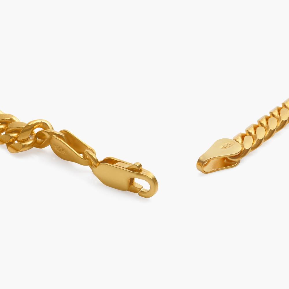 Miami Cuban Linked Chain - 3.5 mm - Gold Plated-3 product photo