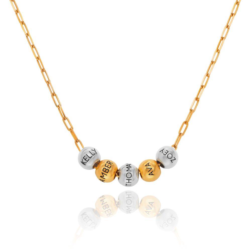 Balance Schakelketting met Gemixte Materialen - Vergulde Ketting