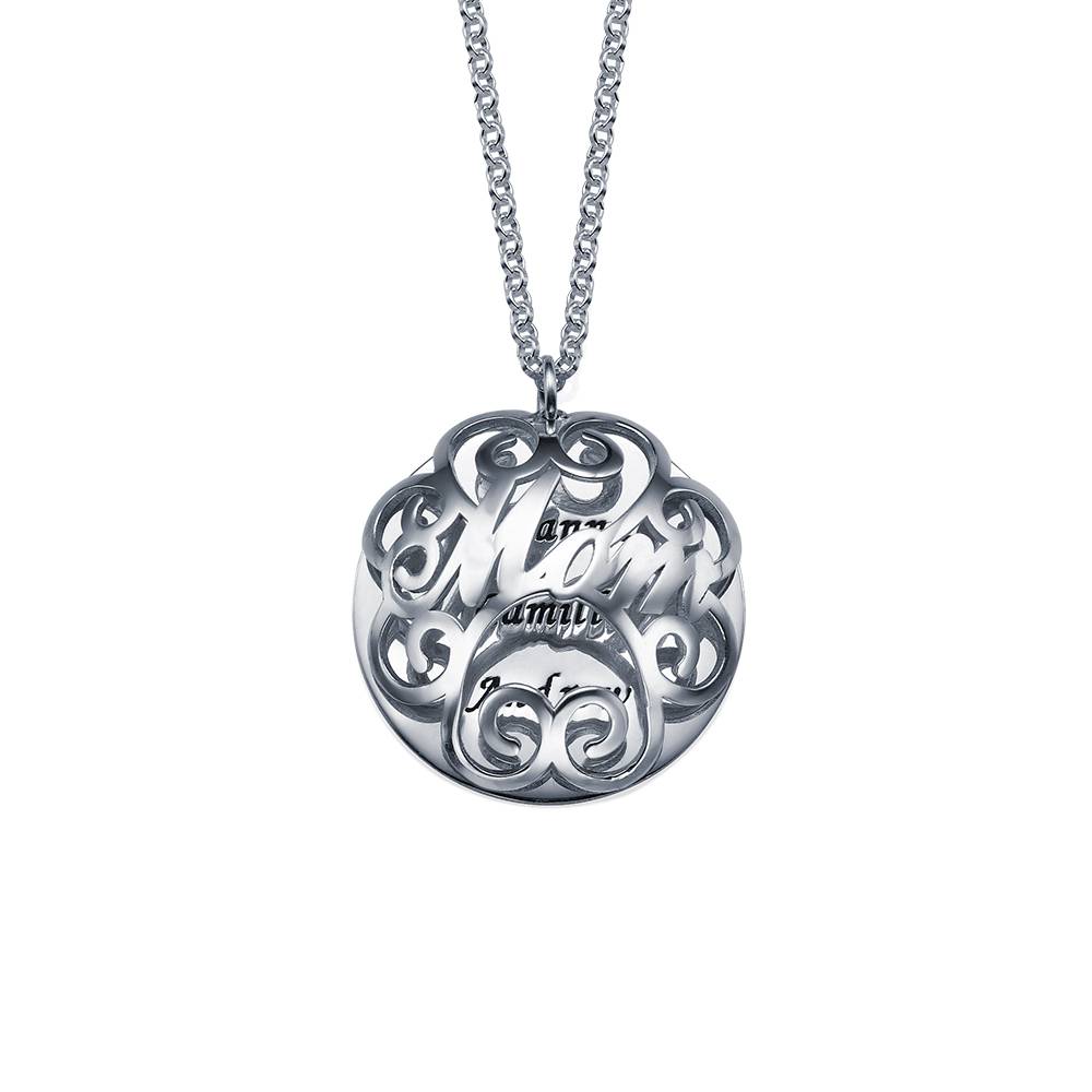 Mom Necklace with Back Engraving-3 product photo