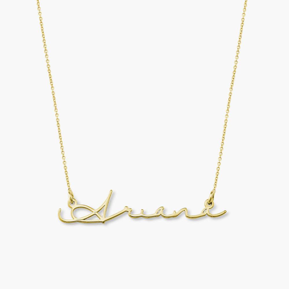 Signature Style Name Necklace Gold Vermeil product photo