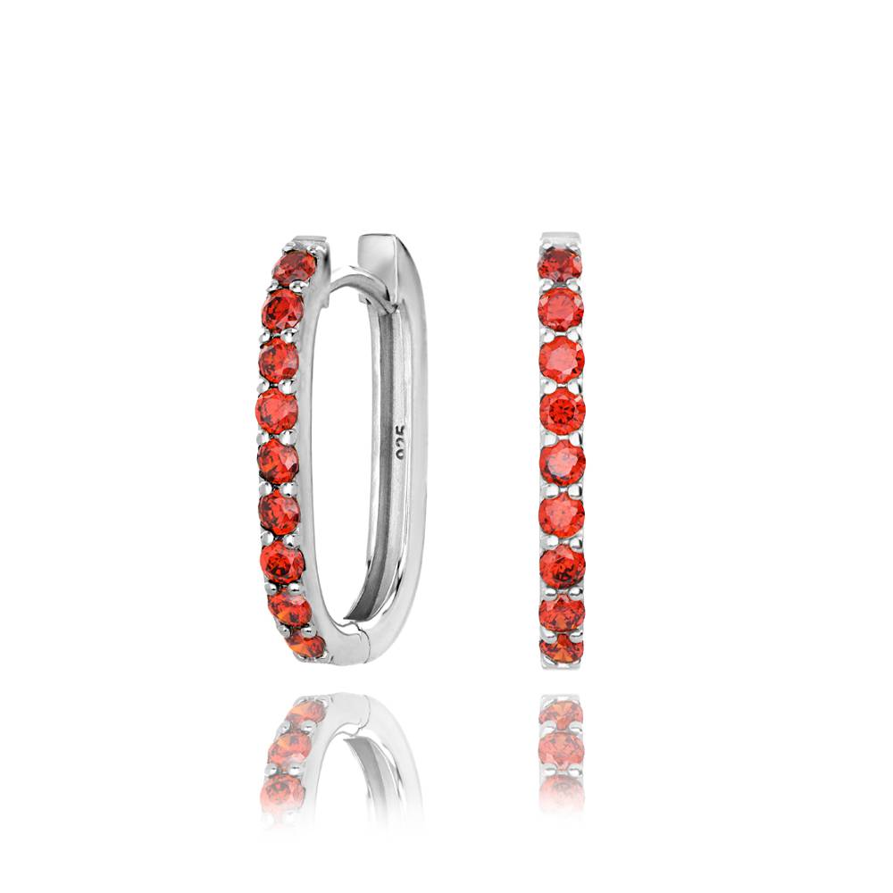 Monica Cubic Zirkonia Huggies in 925 Zilver