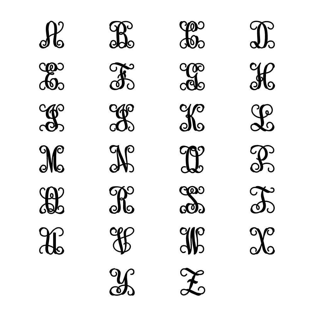 Monogram halskjede med semi-edel stein i 18k gullbelegg-9 produktbilde
