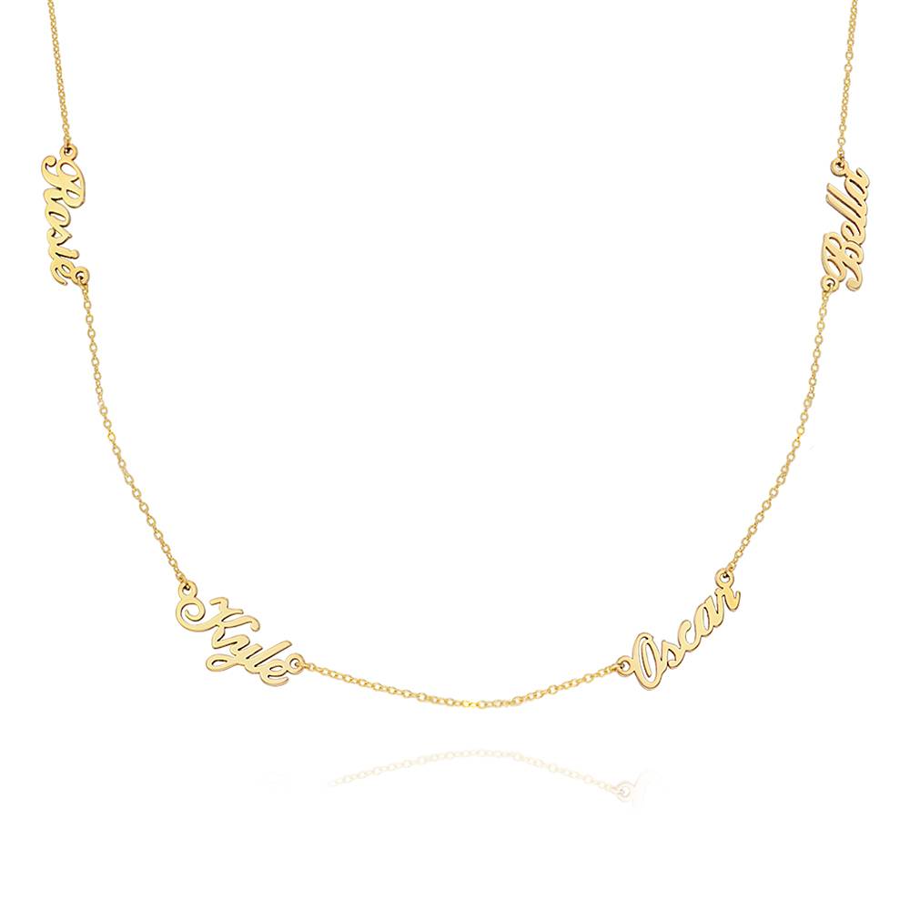 Heritage Multiple Name Necklace in 14k Yellow Gold product photo