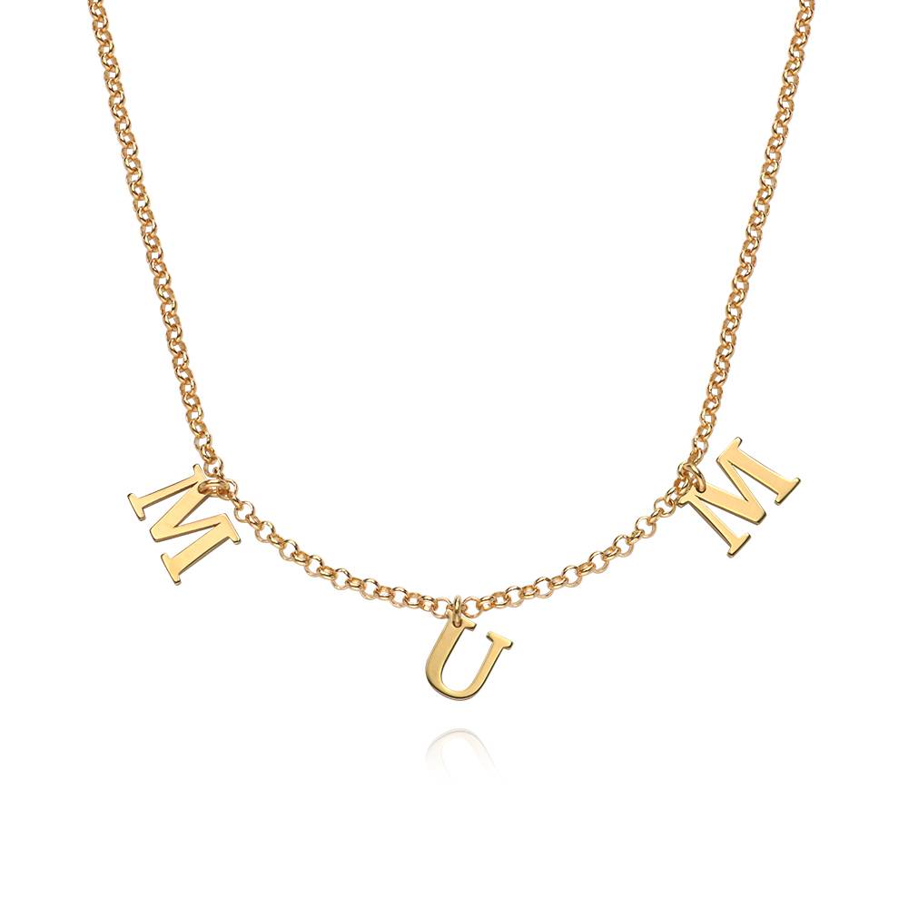 Mum Necklace in 18ct Gold Vermeil-1 product photo