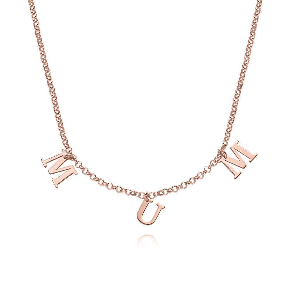 Mum Necklace in 18K Rose Gold Plating product photo