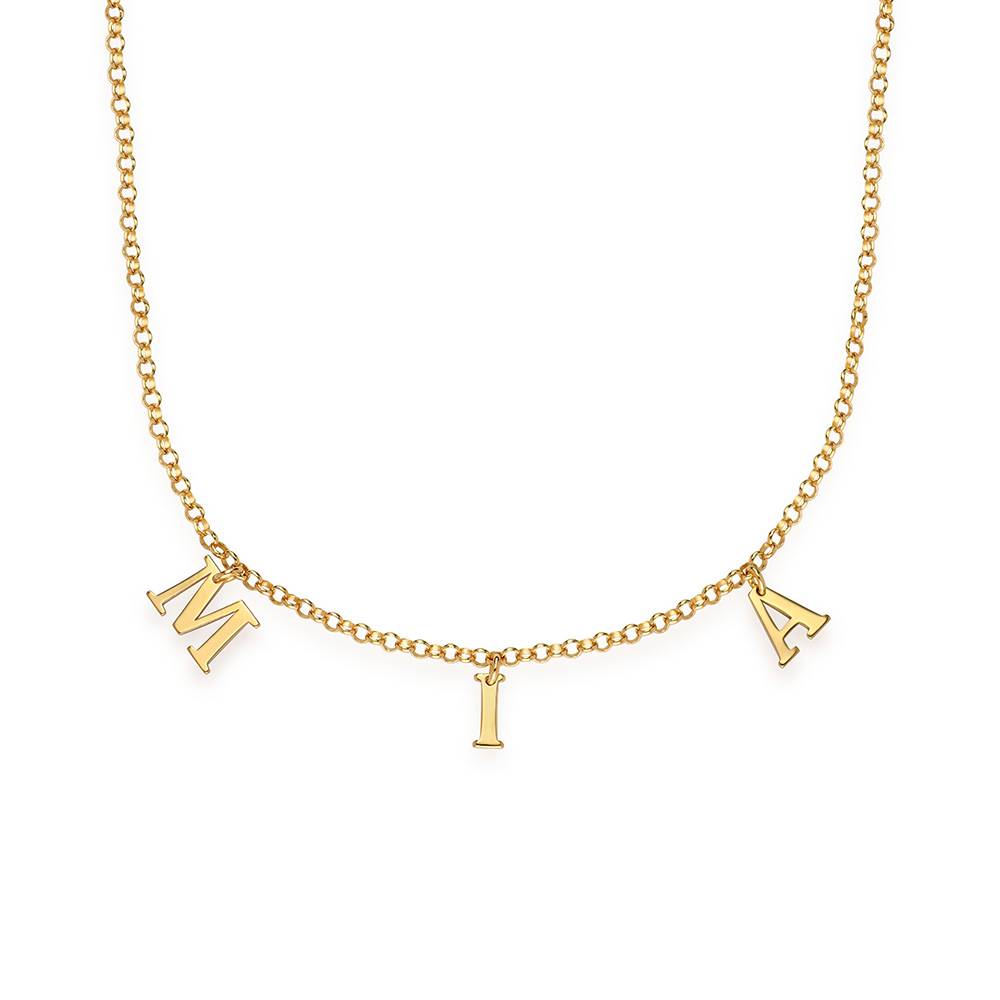 Name Choker in 18ct Gold Vermeil product photo