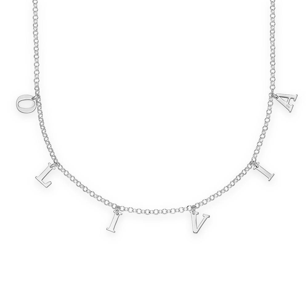 Name Choker in Sterling Silver-4 product photo