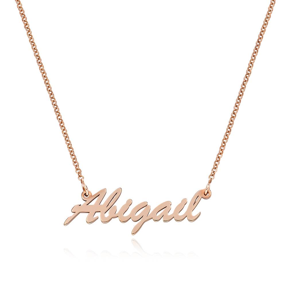 Name Necklace in 18ct Rose Gold Plating-2 product photo