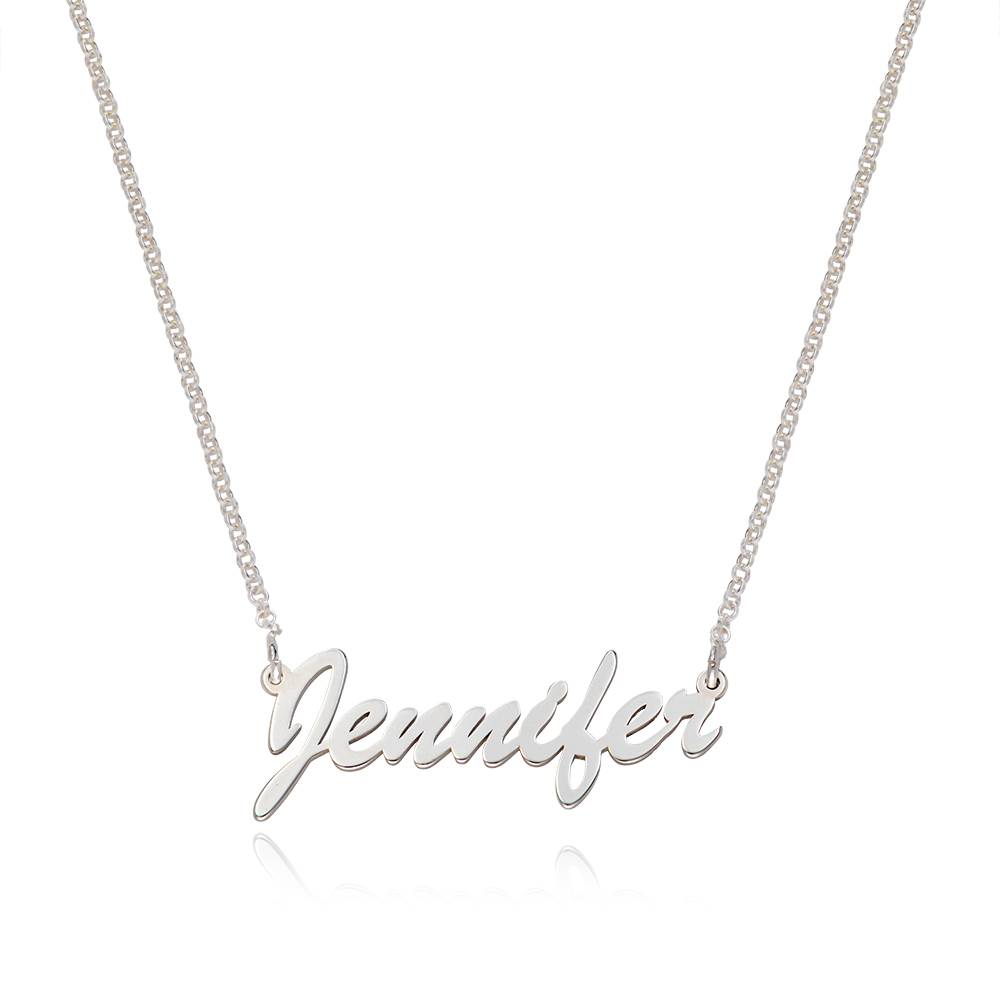 Name Necklace in Sterling Silver-5 product photo