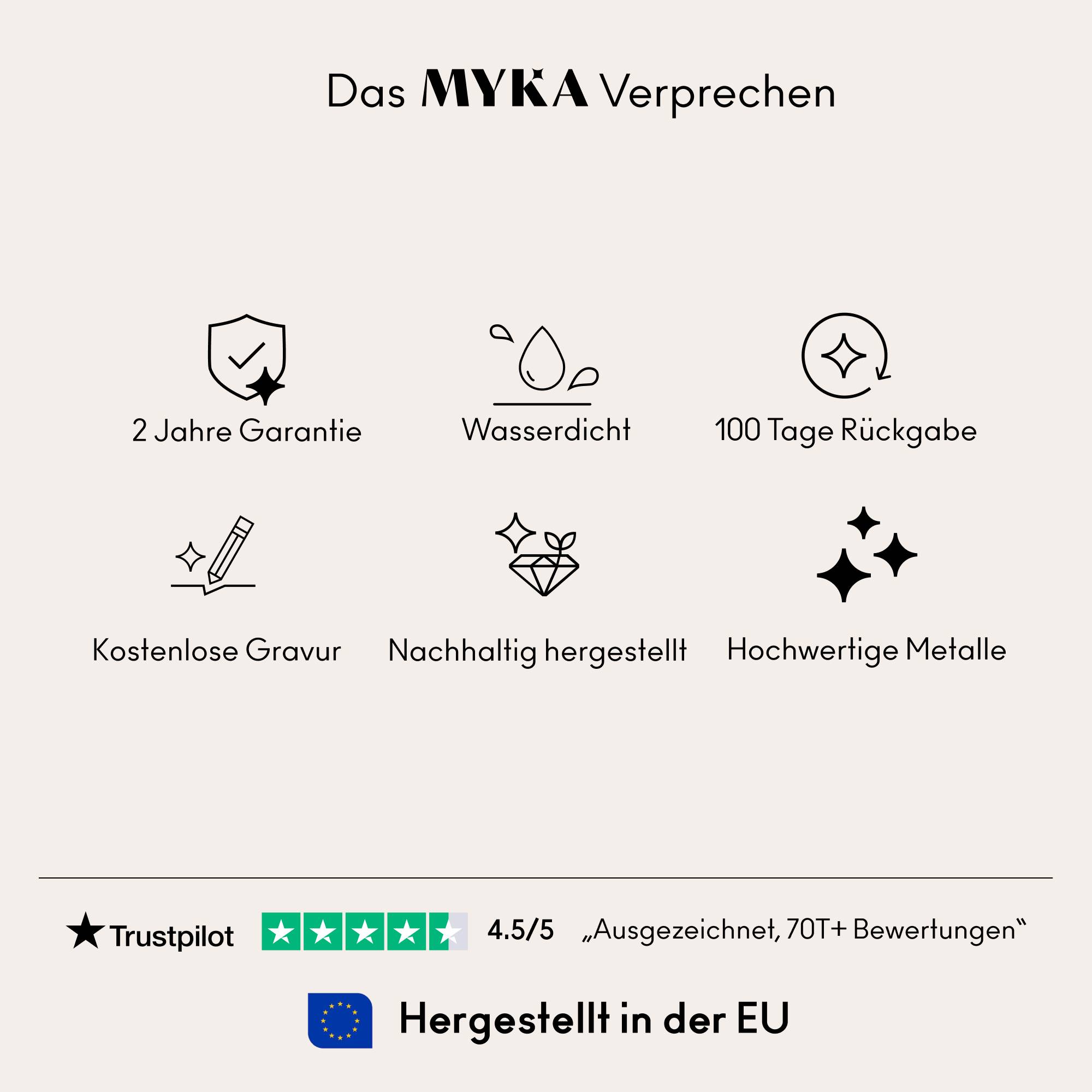 Mutterschmuck - Babyfüße-Kette mit Charms  - 750er rosé vergoldetes Silber-5 Produktfoto