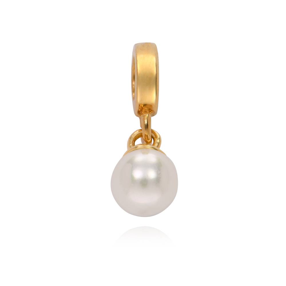 Perlenbead - 750er vergoldetes Silber Produktfoto