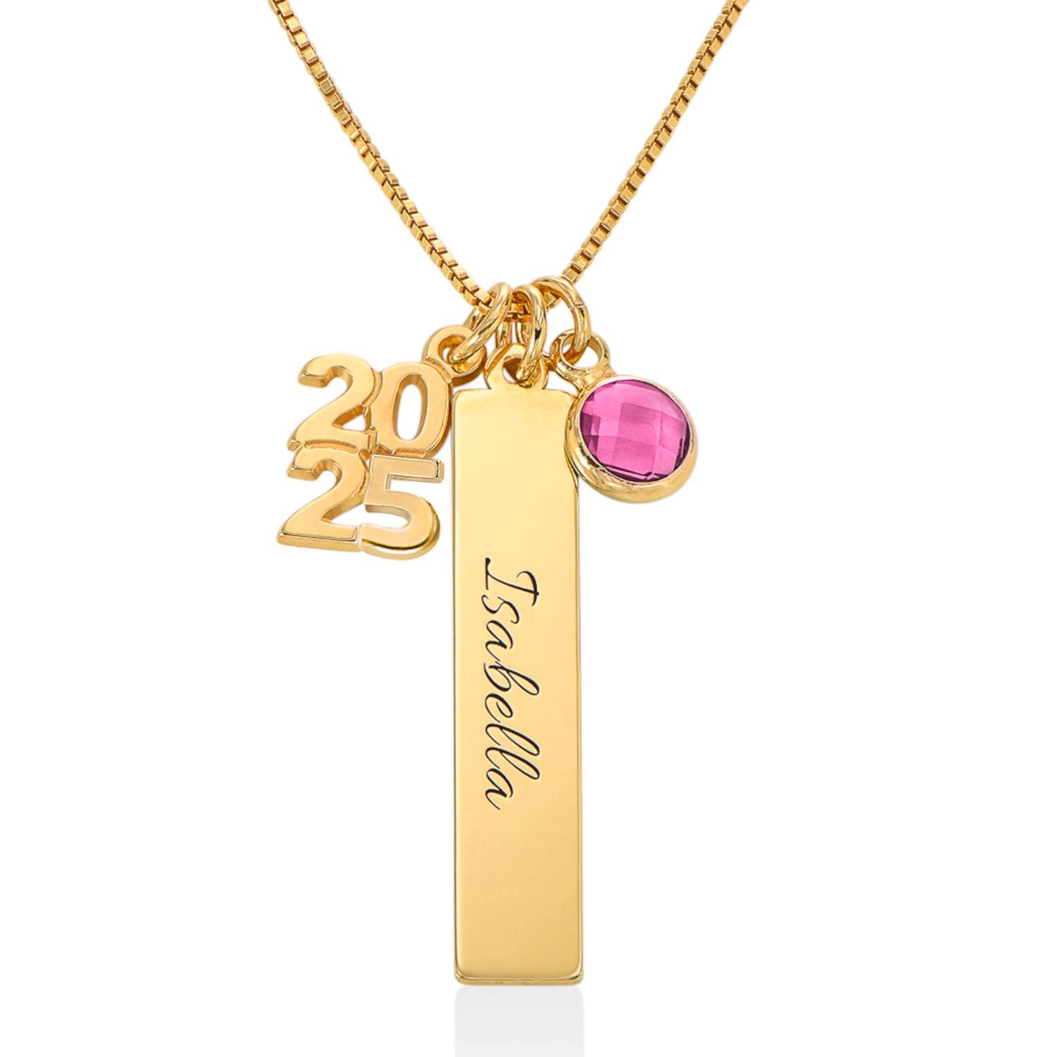 Bestået Eksamen Charm Halskæde i 18k Forgyldt Sølv-2 Bestået Eksamen Charm Halskæde i 18k Forgyldt Sølv-2 produkt billede