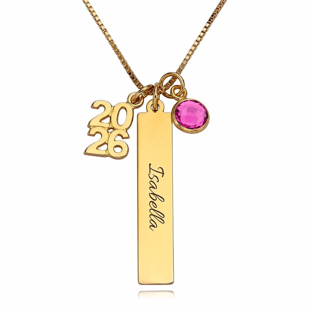Afstudeer Bedel Ketting in Goud Vermeil