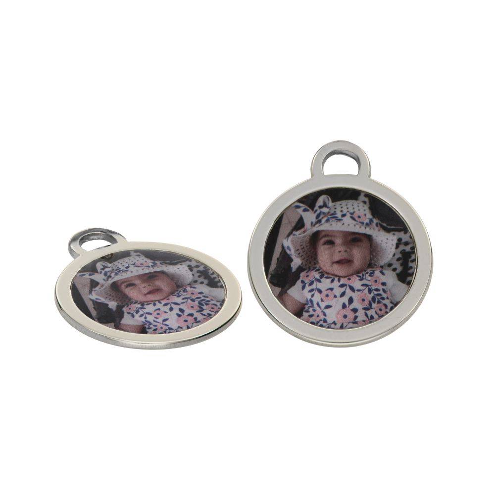Photo Pendant in Sterling Silver-1 product photo