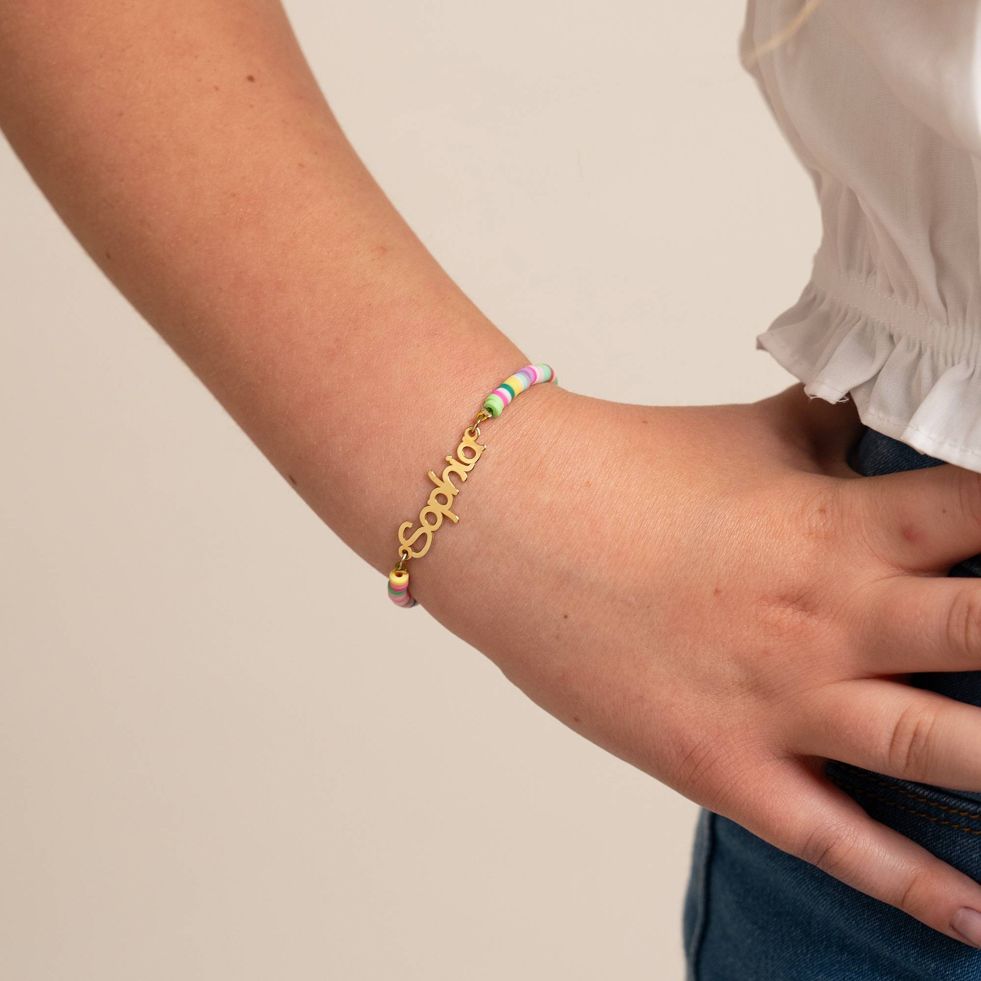 Regenboog armband Sterling zilver voor meisjes-4 Productfoto