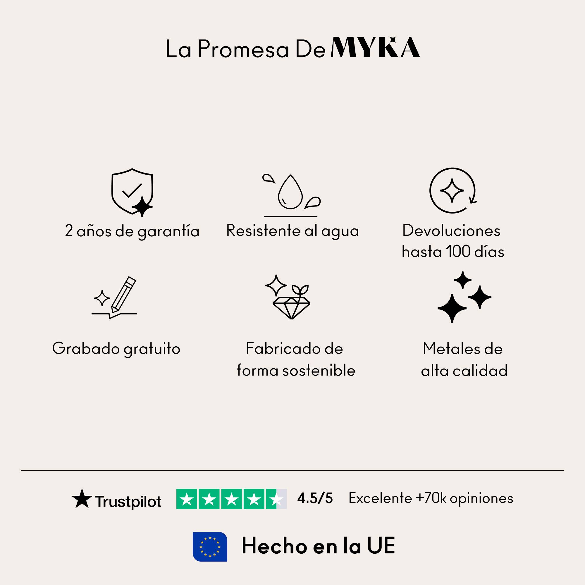 Collar con Nombre de Niña con Cuentas de Mágica Arcoíris en Vermeil de Oro 18K-1 foto de producto