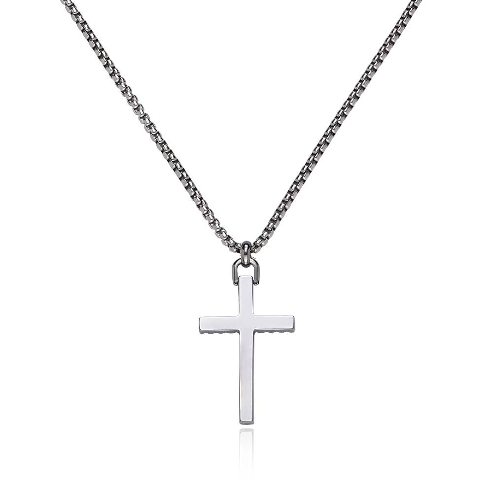 Collier croix corde Adam pour homme-1 photo du produit