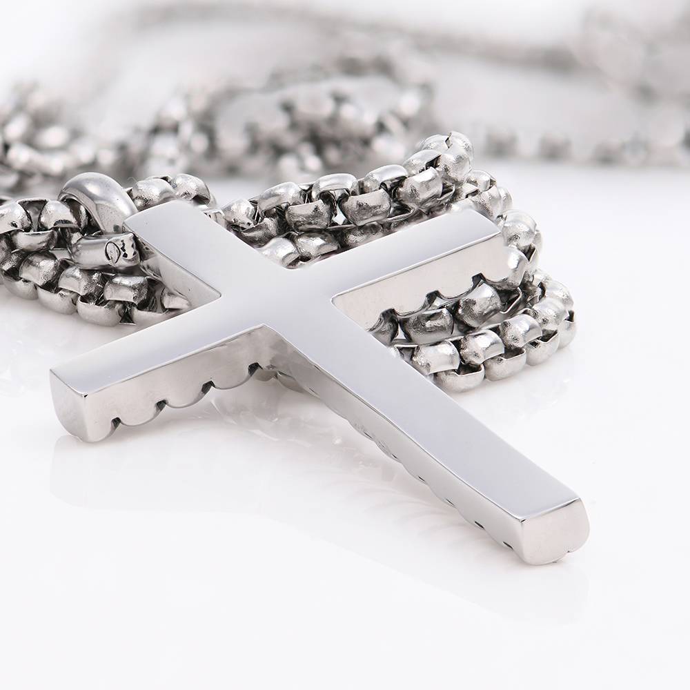 Collier croix corde Adam pour homme-5 photo du produit