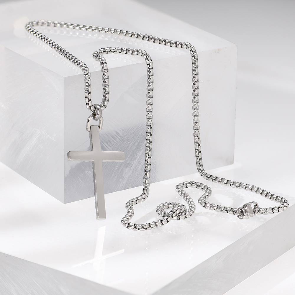 Collier croix corde Adam pour homme-6 photo du produit