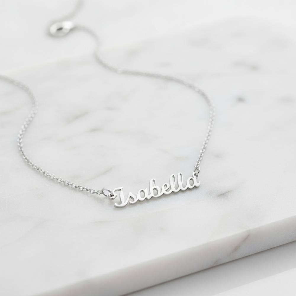 Custom Name Necklace in Stainless Steel-3 Custom Name Necklace in Stainless Steel-3 product photo
