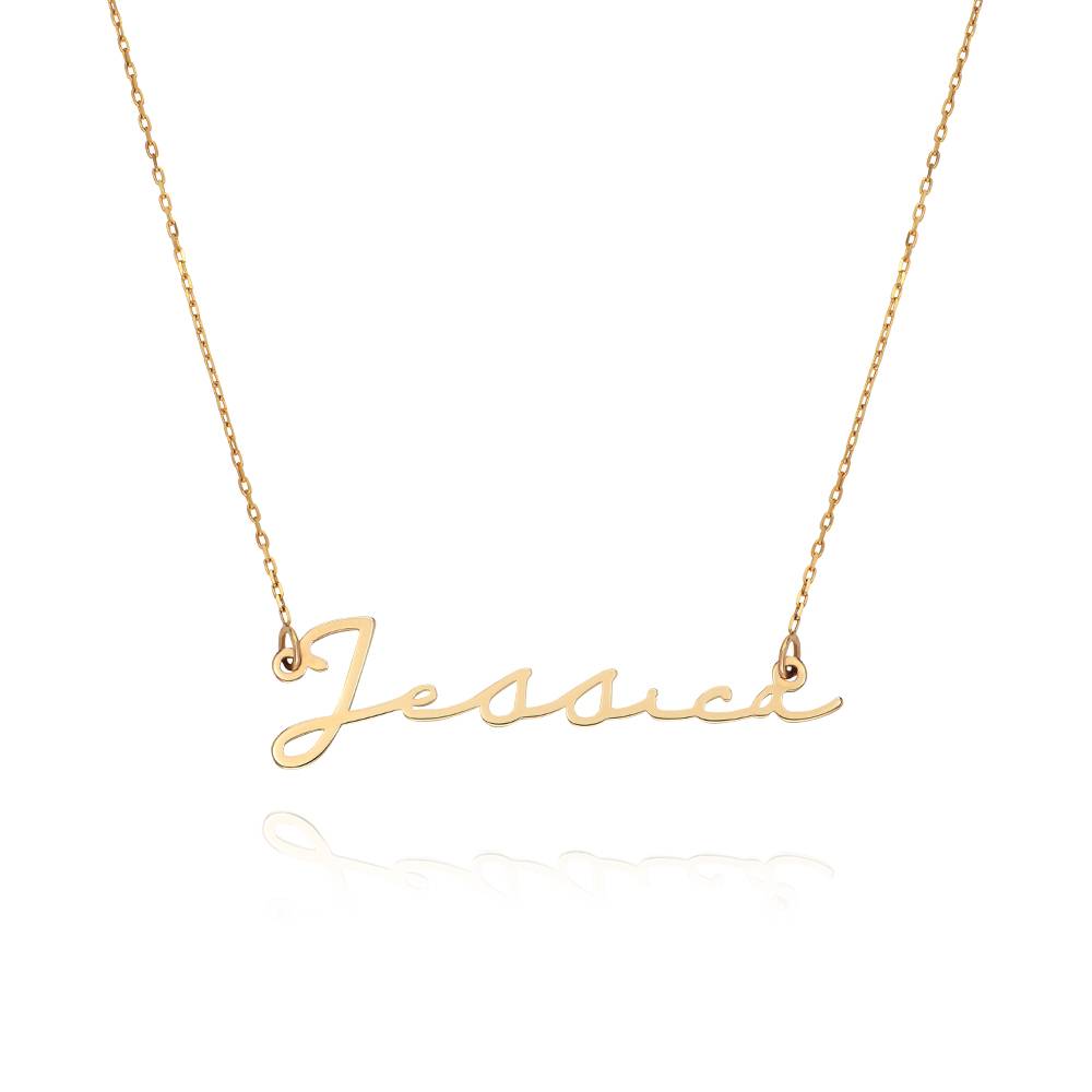 Signature Style Name Necklace in 10ct gold-2 product photo