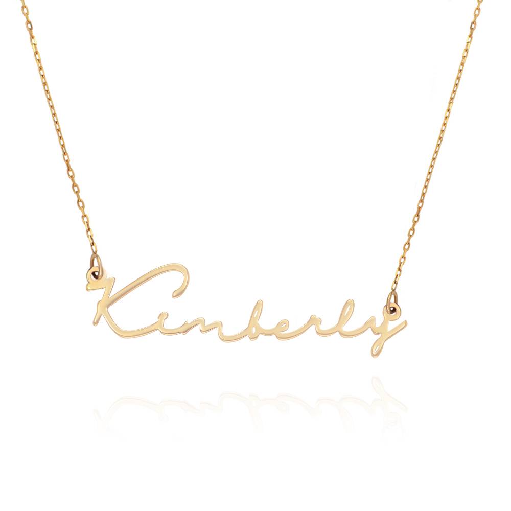 Signature Style Name Necklace in 14ct gold product photo