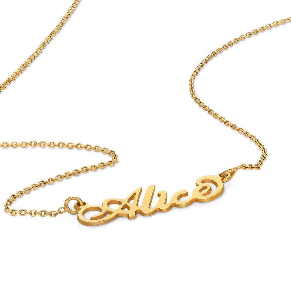 Petit collier prénom Carrie en Plaqué Or 18 carats-5 photo du produit