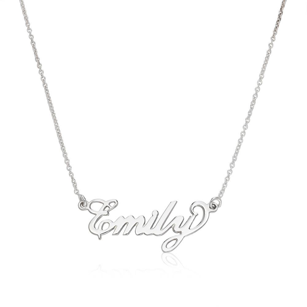 Kleine Carrie Naamketting in Zilver