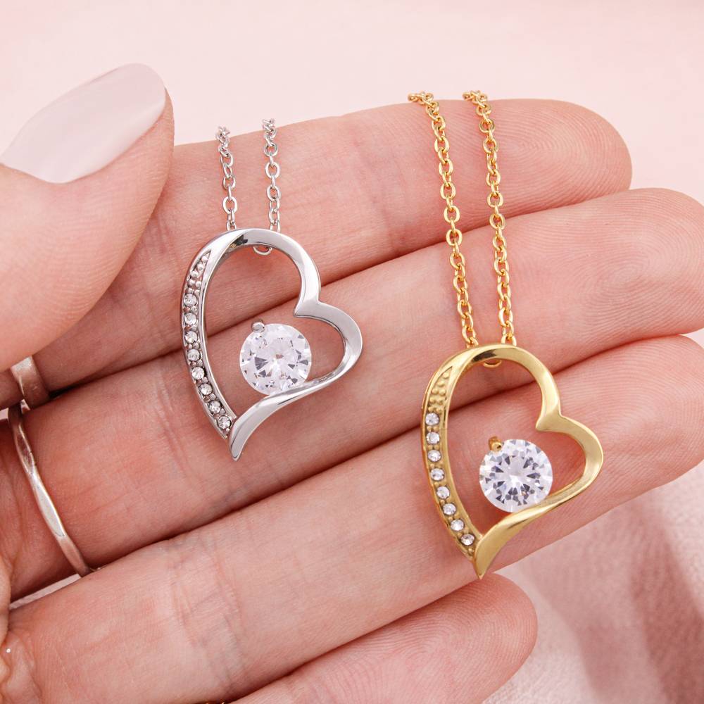 Stainless Steel Forever Love Necklace with MC-2 Stainless Steel Forever Love Necklace with MC-2 product photo