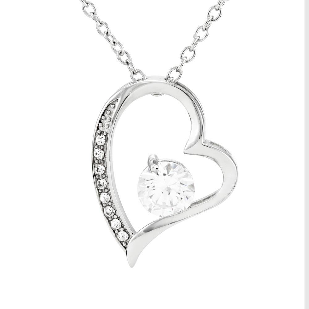 Stainless Steel Forever Love Necklace with MC-4 Stainless Steel Forever Love Necklace with MC-4 product photo