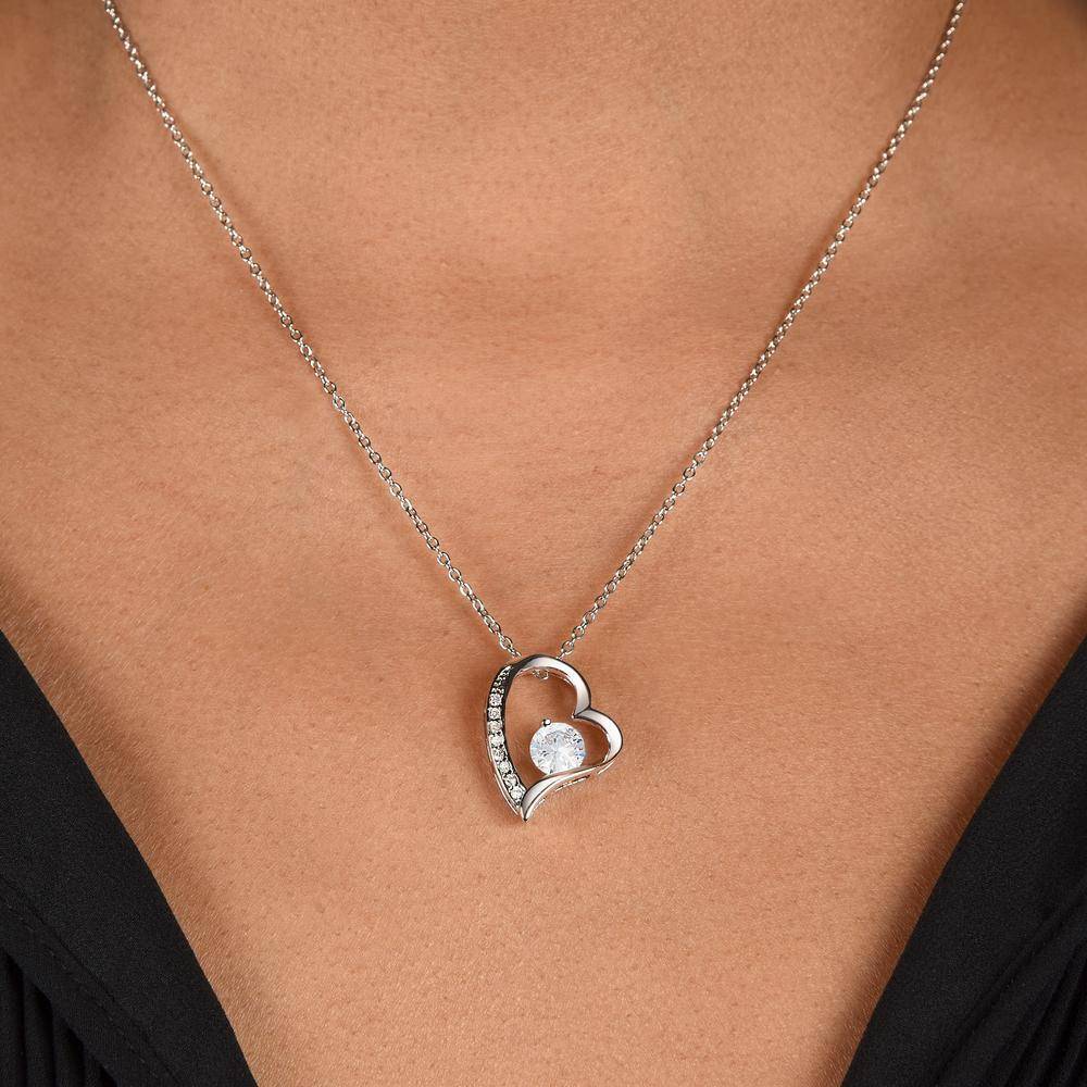 Stainless Steel Forever Love Necklace with MC-1 Stainless Steel Forever Love Necklace with MC-1 product photo