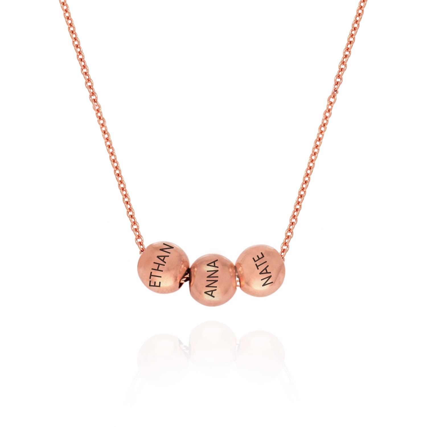 The Balance Charm Necklace in 18k Rose Gold Plating product photo