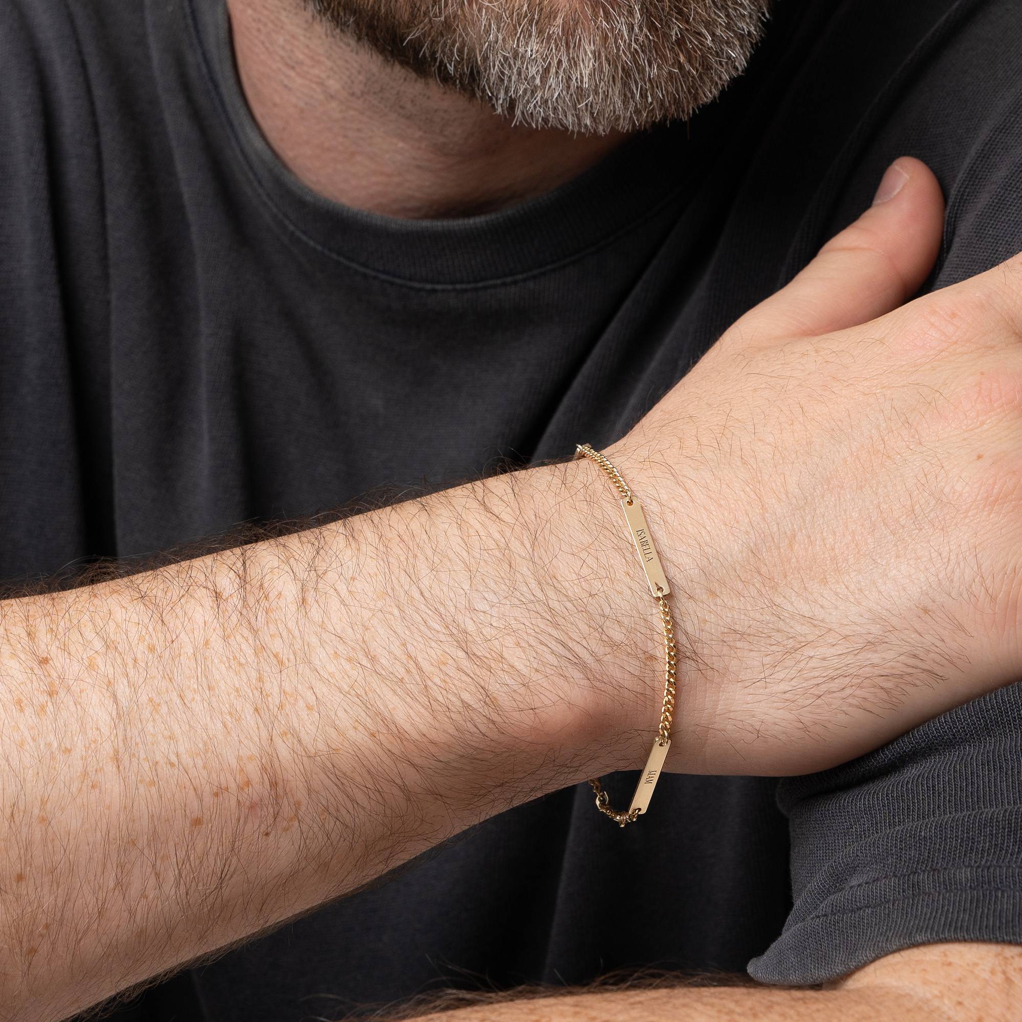 Cosmos Armband för Män i 14K Gult Guld-5 produktbilder