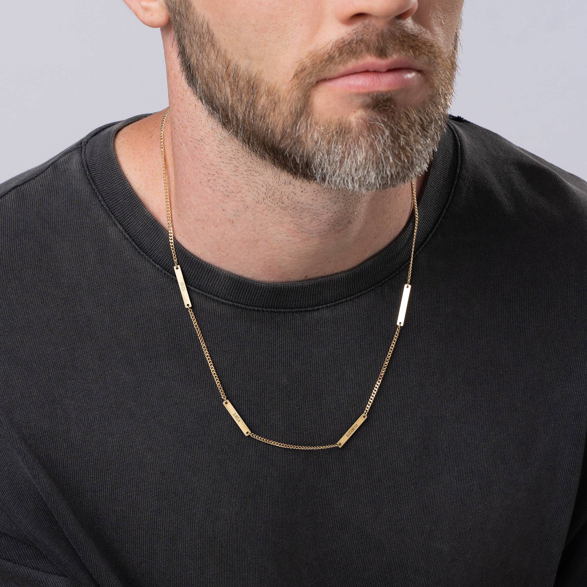 The Cosmos Necklace for Men in 14K Yellow Gold-1 product photo