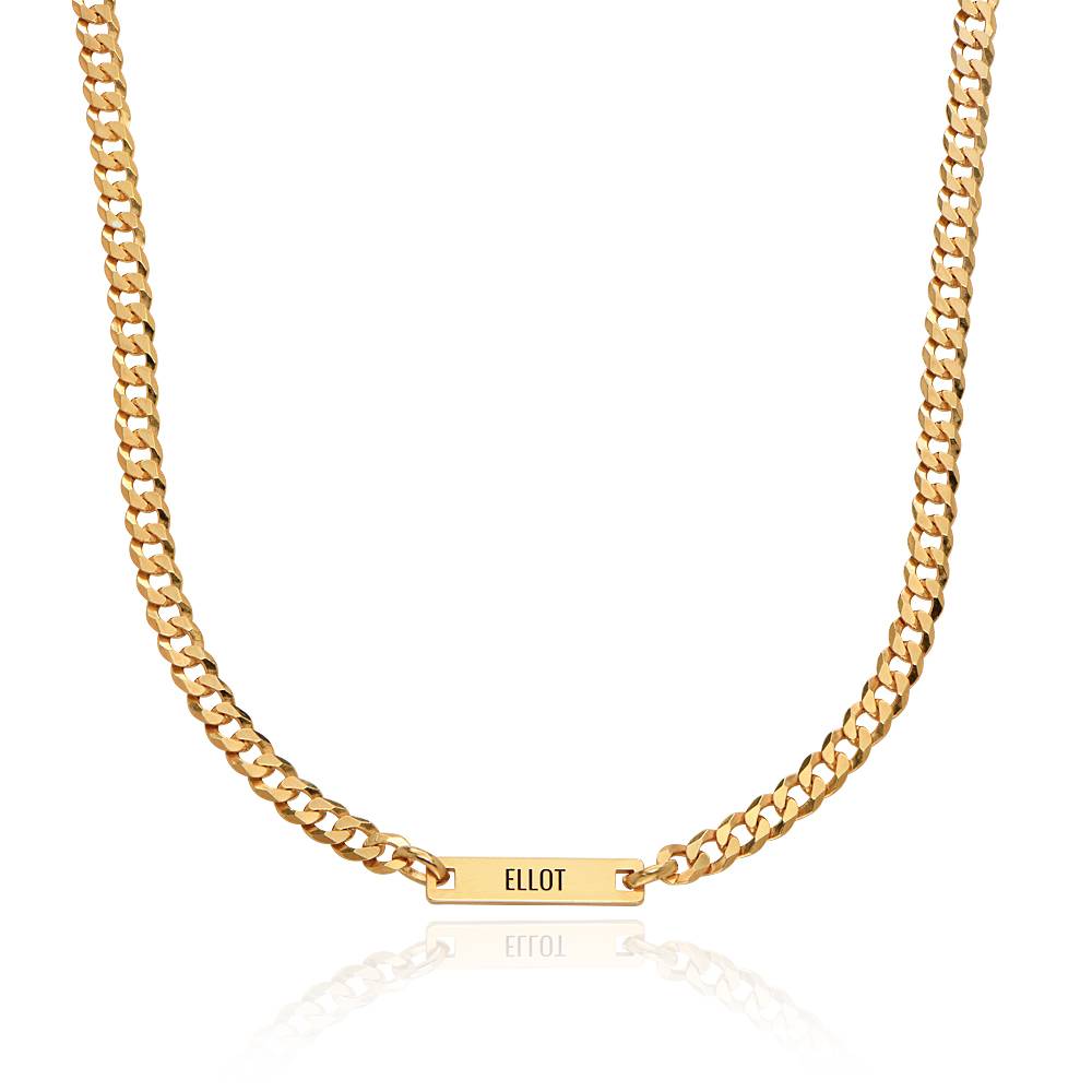 Cosmos Halskette für Herren - 750er vergoldetes Silber-9 Produktfoto