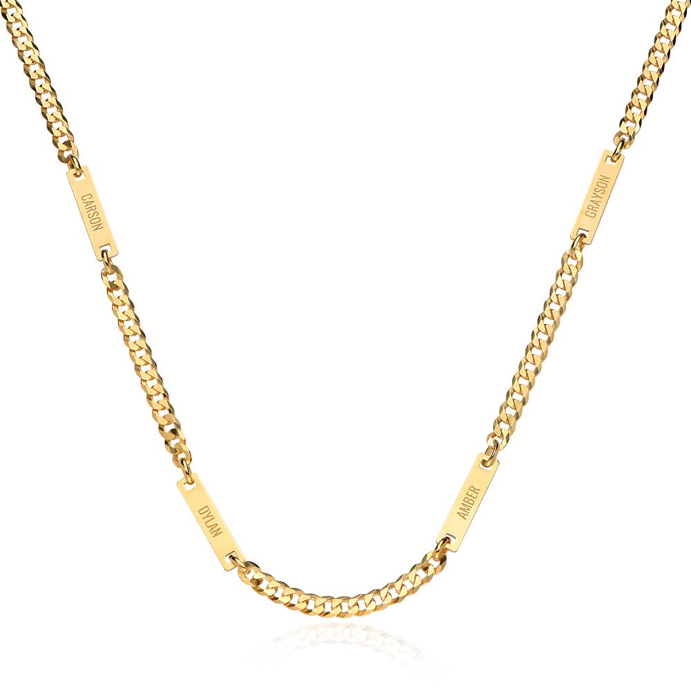 Cosmos Halskette für Herren - 750er vergoldetes Silber Produktfoto