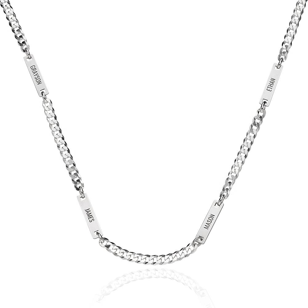 The Cosmos Necklace for Men in Sterling Silver-6 product photo