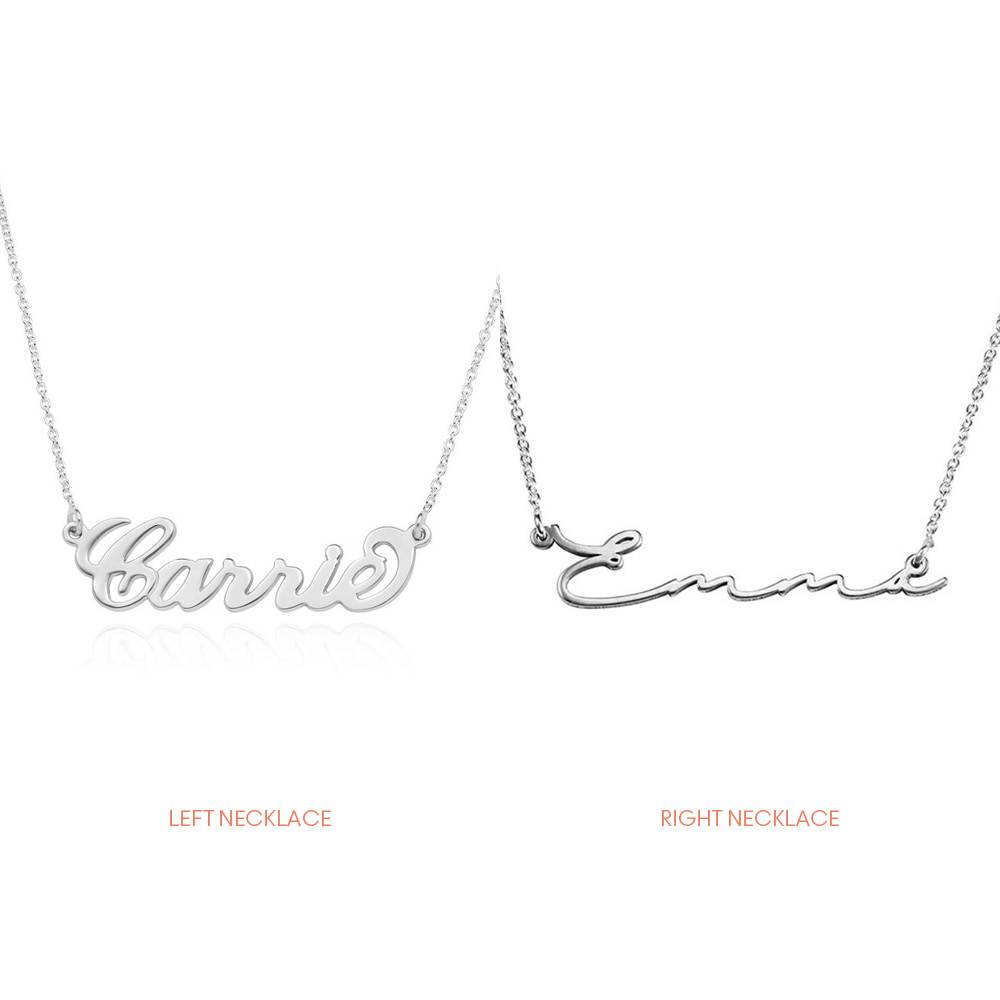 The Everyday Name Necklace Set-4 product photo