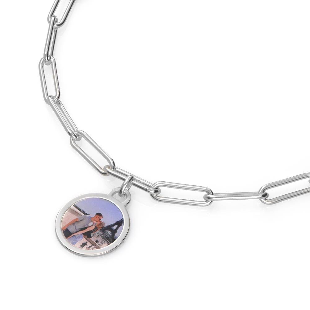 The Sweetest Photo Pendant Bracelet in Sterling Silver-5 product photo