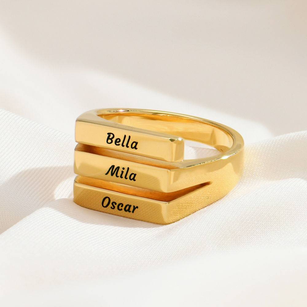 The Trio Ring in 18k Gold Plating-2 product photo
